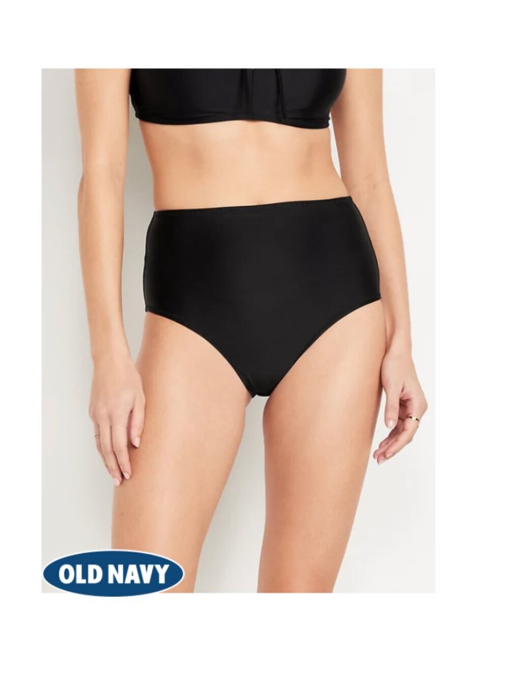 Matte High-Waisted Bikini Swim Bottoms Old Navy 3x